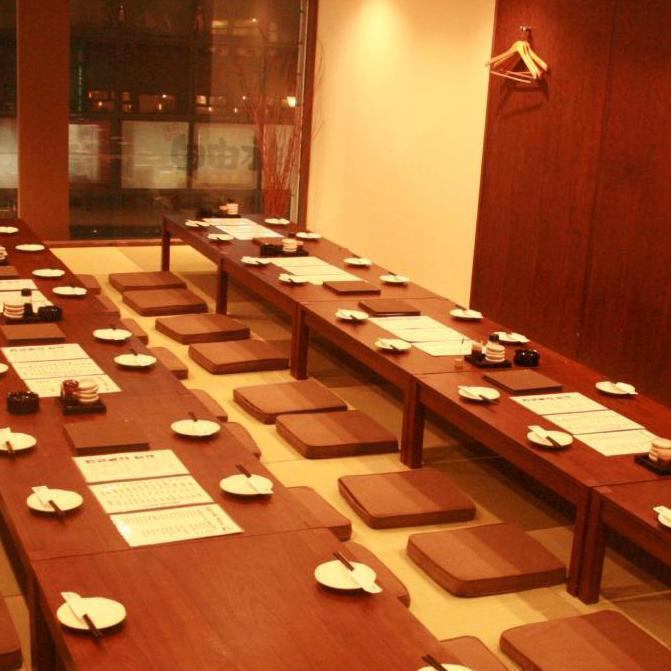 3階の座敷は「最大50名」、2階の個室は「最大38名」までOK！