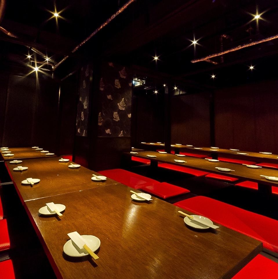 We have private rooms of various sizes ♪ 2 hours all you can eat and drink from 3300 yen (tax included)