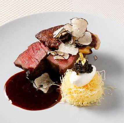 Rossini's "Four Emperors Style" - Domestic beef fillet, foie gras, truffles, caviar