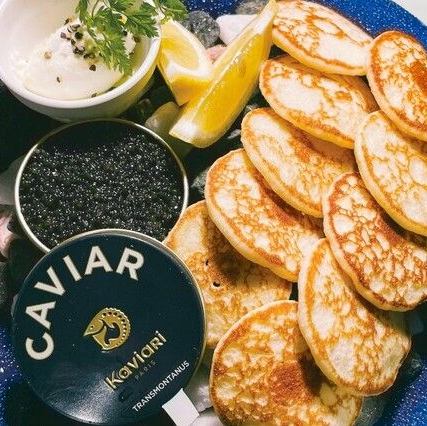 Luxury Caviar Plate [30g] ~First Class Travel~