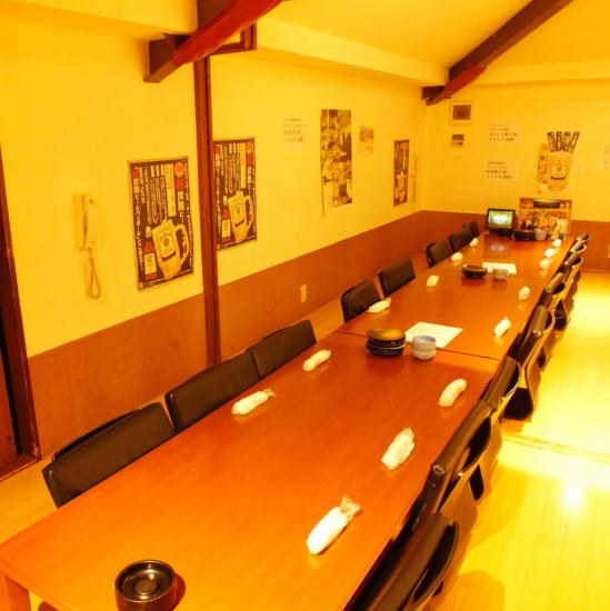 Private rooms for 2 people up to 40 people are OK! Private rooms are prepared for more than 15 rooms ♪