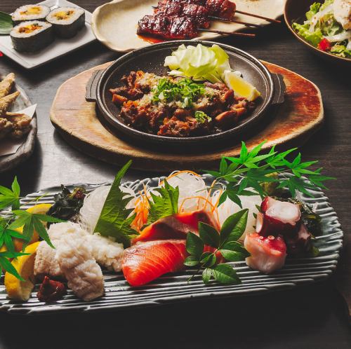 120分飲放付!!各種宴会に◎料理+飲み放題付きコース4950円（税込）＊15分前ラストオーダー