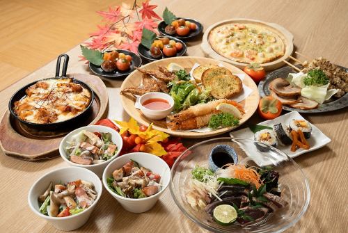 料理+飲放題4950円(税込）