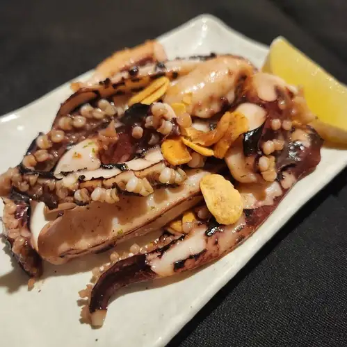 イカ下足ガーリックリバター焼き