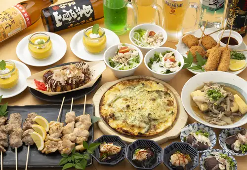 料理+飲放題5500円(税込）