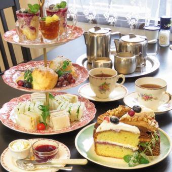 【ハーブの芳醇な香りでリフレッシュ】≪ハーバルアフターヌーンティーセット≫4000円(税込)