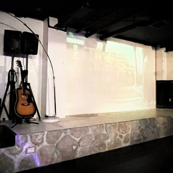 [Equipped with a stage] Facilities such as karaoke, sound, and microphone are also available ◎