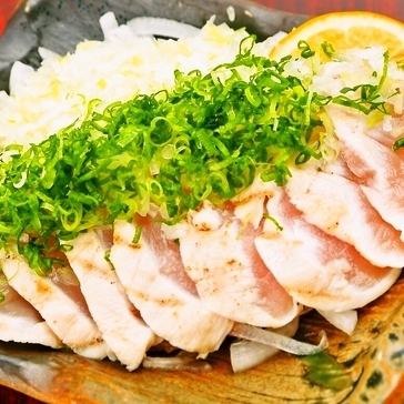 Seared breast, green onion bukkake, Yamae ponzu sauce