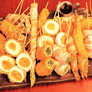 6種宮崎蔬菜串拼盤