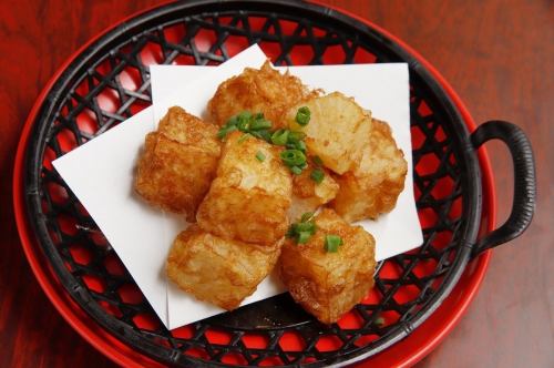 Dashi radish tempura