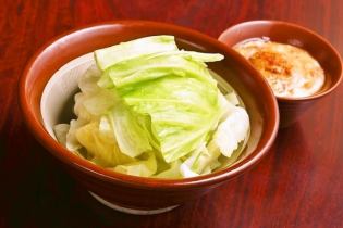 Cabbage with salt