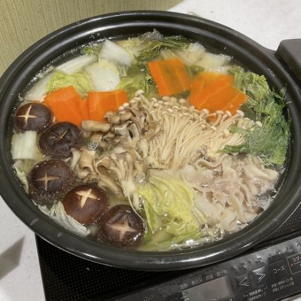 【畅饮】5,500日元（含税）暖冬火锅套餐◆含2小时畅饮