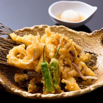 A cup of tempura