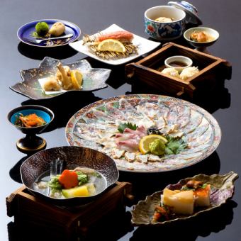 ≪這是純食物套餐≫ ◆虎河豚懷石料理