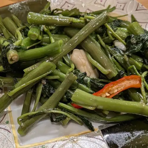 空心菜炒め