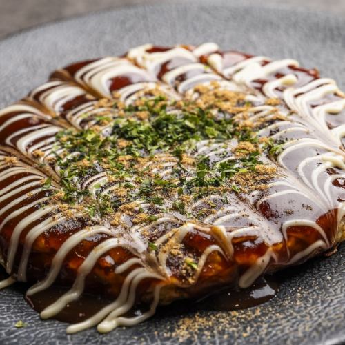 京都ポークの豚玉お好み焼き