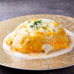 YANAGI特製 塩ダレオムライス