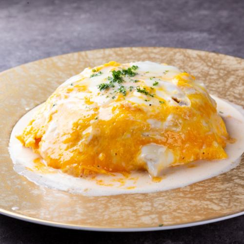 YANAGI特製 塩ダレオムライス