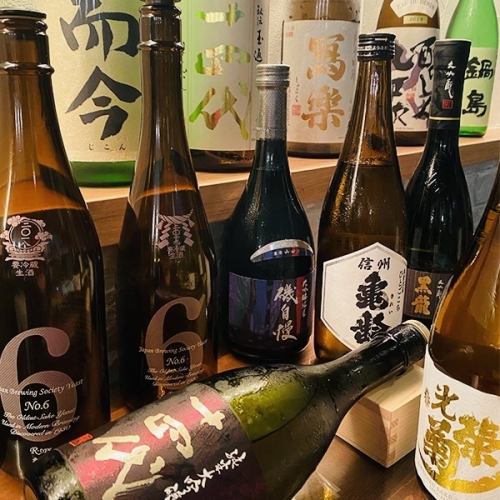 [Popular all-you-can-drink sake]