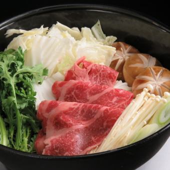[6,500 yen course] Course including sukiyaki (reservation only)
