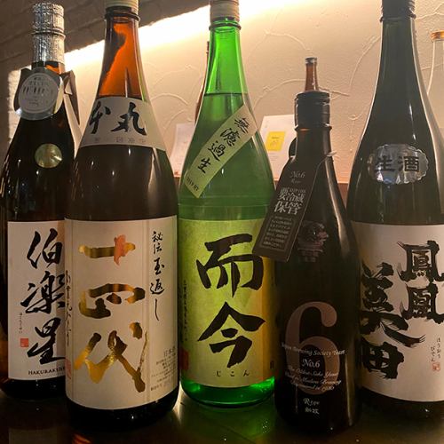 Many premier sake brands