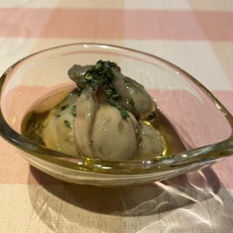 牡蠣のオイル漬け
