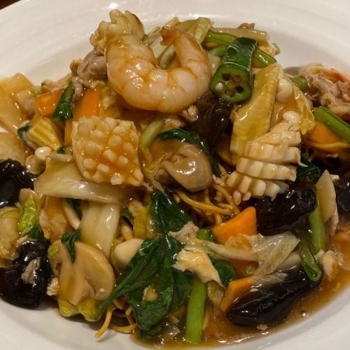 五目かた焼きそば(醤油味)