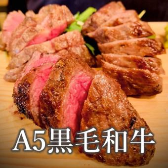 【#肉祭り開催中】ステーキ100%増量!人気の肉寿司も楽しめる6000円コース90分L.O飲み放題付き