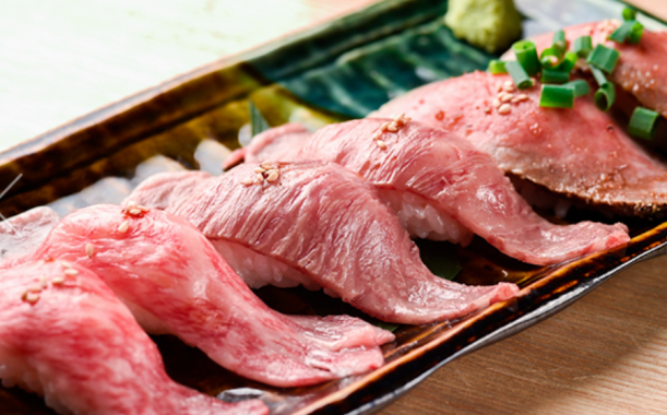 【当店人気No.1】A5黒毛和牛使用の絶品肉寿司♪