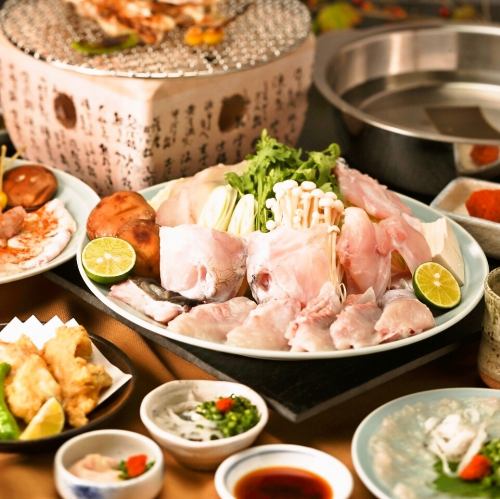 【Tecchiri套餐6,160日元～】奢華使用國產虎河豚的套餐！