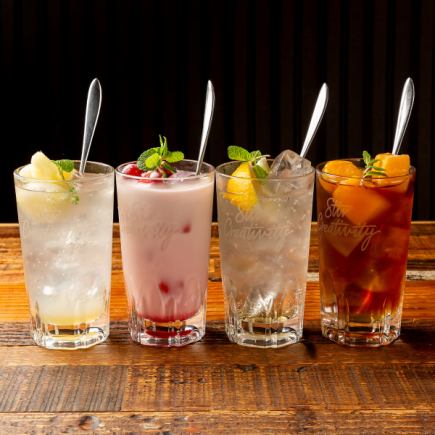 【21時以降限定】2次会に◆ドリンク60種超え◆90分単品飲み放題 1320円