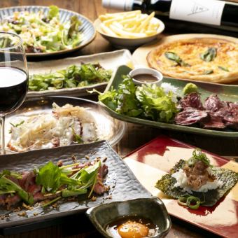 【歓送迎会プランB】2H飲み放題付◆全9品◆和牛・海鮮・巻寿司・ピザが食べられる定番宴会コース