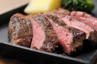 Domestic black beef rump steak
