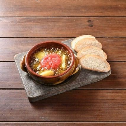 鱈魚子和馬鈴薯蒜蓉