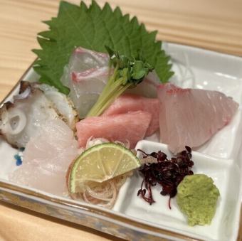 お造り5種盛り合わせ