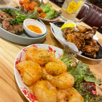 【120分飲み放題付き◆】≪約８品≫各種宴会にもピッタリなお任せコース　4,500円(税込)～