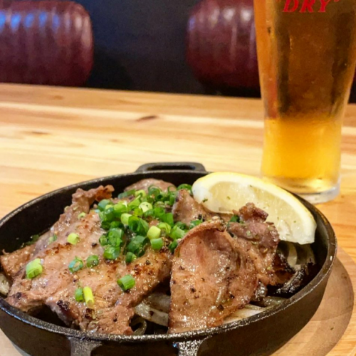 タン塩鉄板焼き