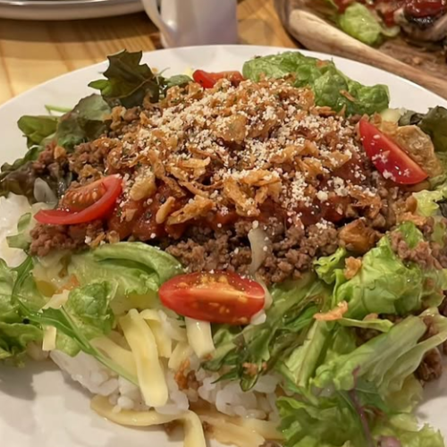 自家製ミンチのタコライス