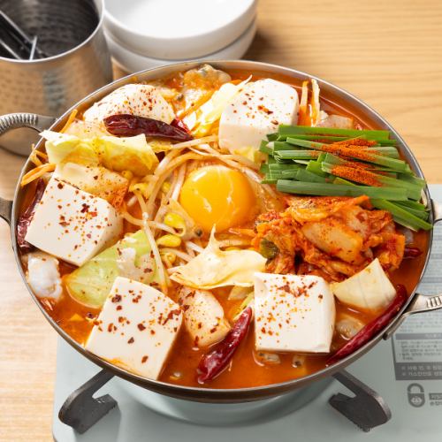 純豆腐（sundubu）jjigae火鍋