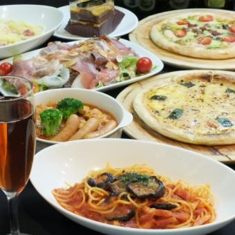 POPOLO Italian course + 2 hours of all-you-can-drink included, 6 dishes with special dolce: 2,500 yen (2,750 yen including tax)
