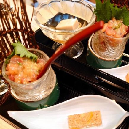 【休闲日式料理套餐】欢迎/告别宴，含2小时畅饮，5500日元（含税），6道菜