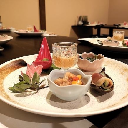 【正宗日式料理宴会/娱乐套餐】欢迎/告别派对，2小时畅饮，6600日元（含税），7道菜