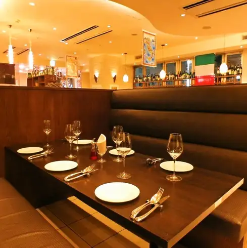 Enjoy your meal without worrying about those around you in our private box and sofa seating; early reservations are highly recommended.