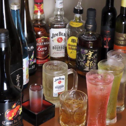 飲み放題ご用意してます。