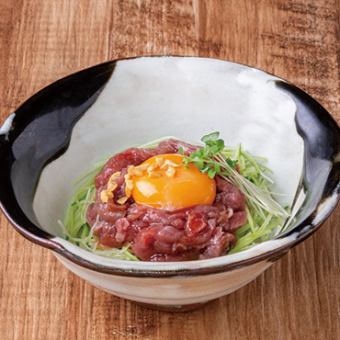馬刺し ユッケ