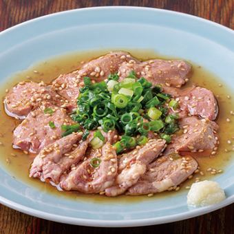 白レバー刺し