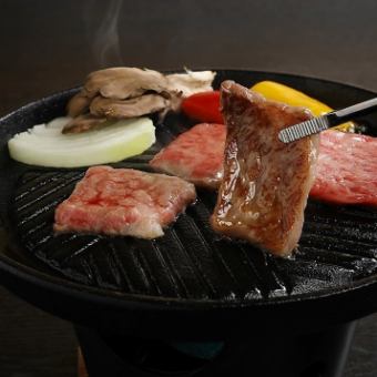 【ご自身のペースで焼いて愉しめる】焼肉御膳 4,400円（税込）