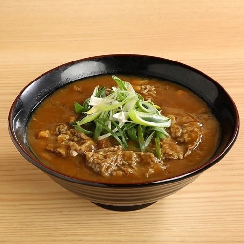 温）黒毛和牛と九条ねぎのカレーうどん