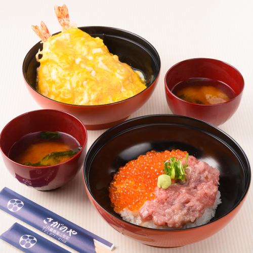 <The most popular dish that continues to be loved> Various donburi menu items from 1,100 yen (tax included)