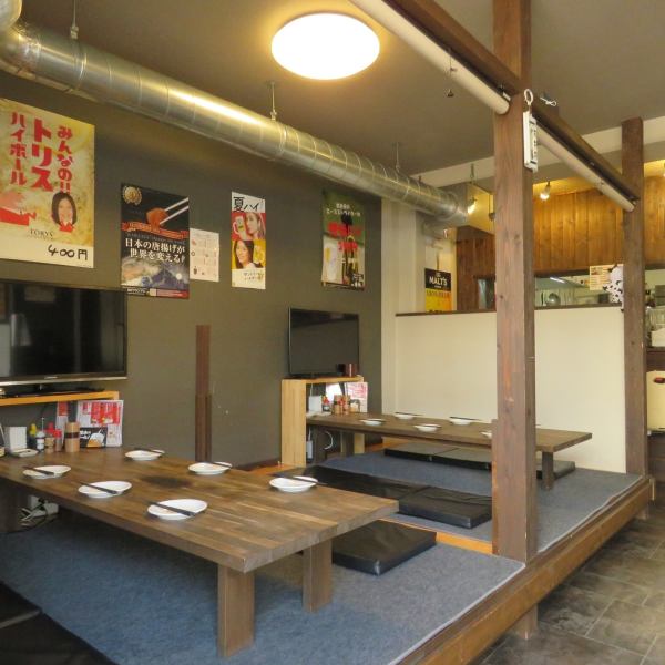 【座敷：最大36名まで対応】お座敷は最大36名までの宴会に対応致しております。貸切予約もお気軽にお問い合わせ下さい！